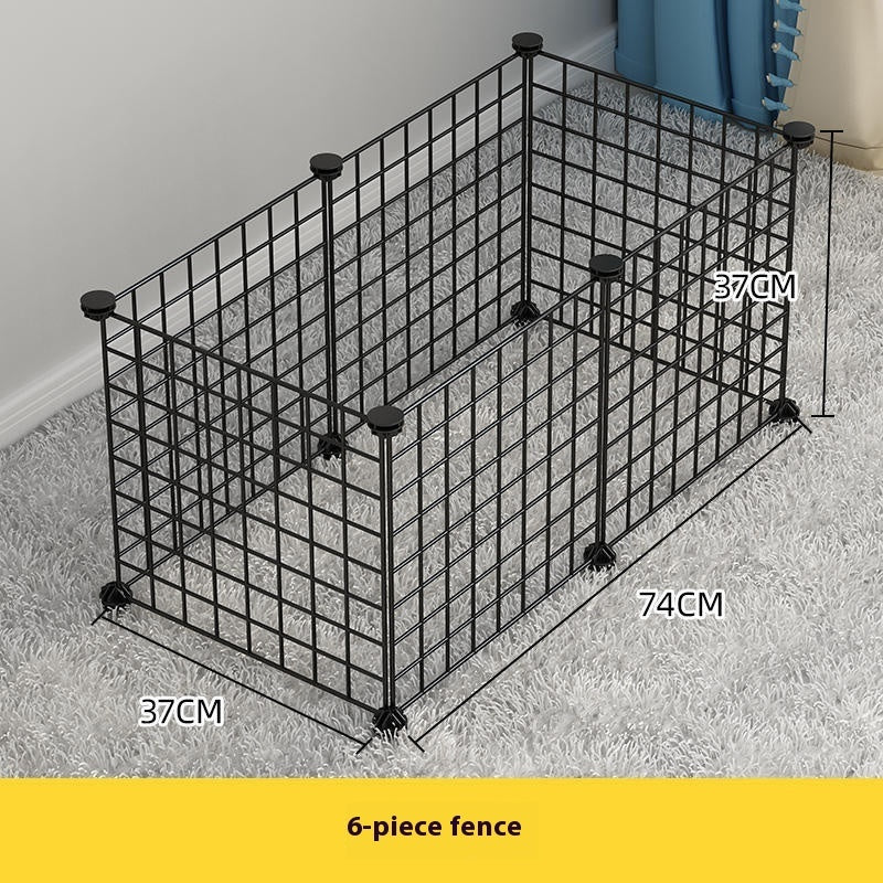 KFX-0122173 Indoor Dog Isolation Fence - 11-Piece Configurable Fence Panel for Small Dogs