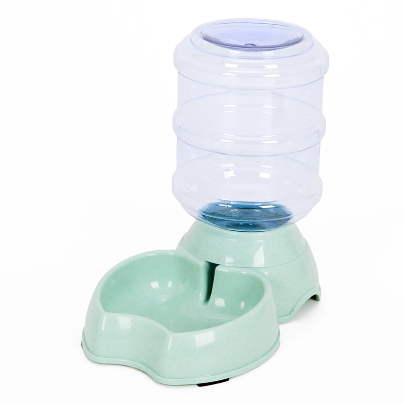 KFX-0124349 Automatic Refill Dog Bowl in Vintage Blue, Smoke Gray, and Ancient Pink - Stainless Steel and Plastic Design