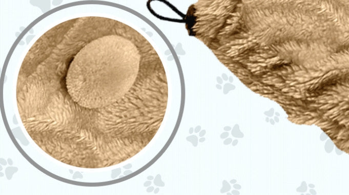 KFX-0125373 Adjustable Winter Pet Hat with Plush Fur Ball - Double-Sided Cotton Velvet, Available in Purple and Dark Khaki