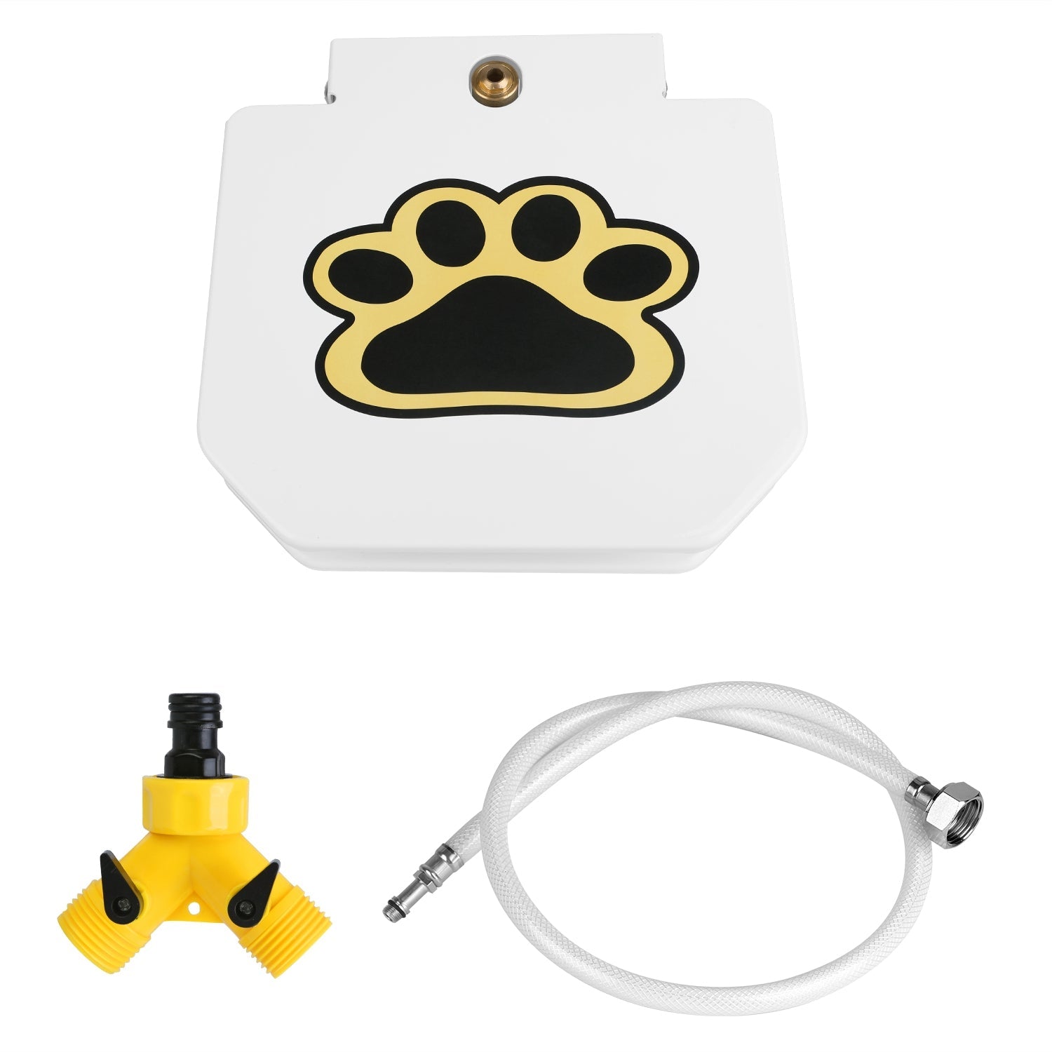 KFX-0126397 Step-On Activated Outdoor Dog Water Fountain with Interactive Paw Pedal Valve