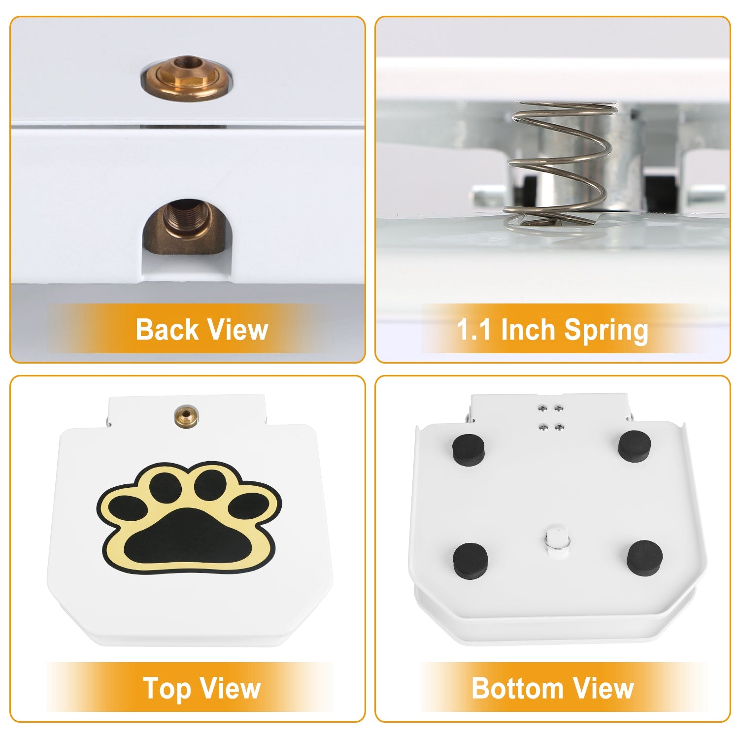 KFX-0126397 Step-On Activated Outdoor Dog Water Fountain with Interactive Paw Pedal Valve