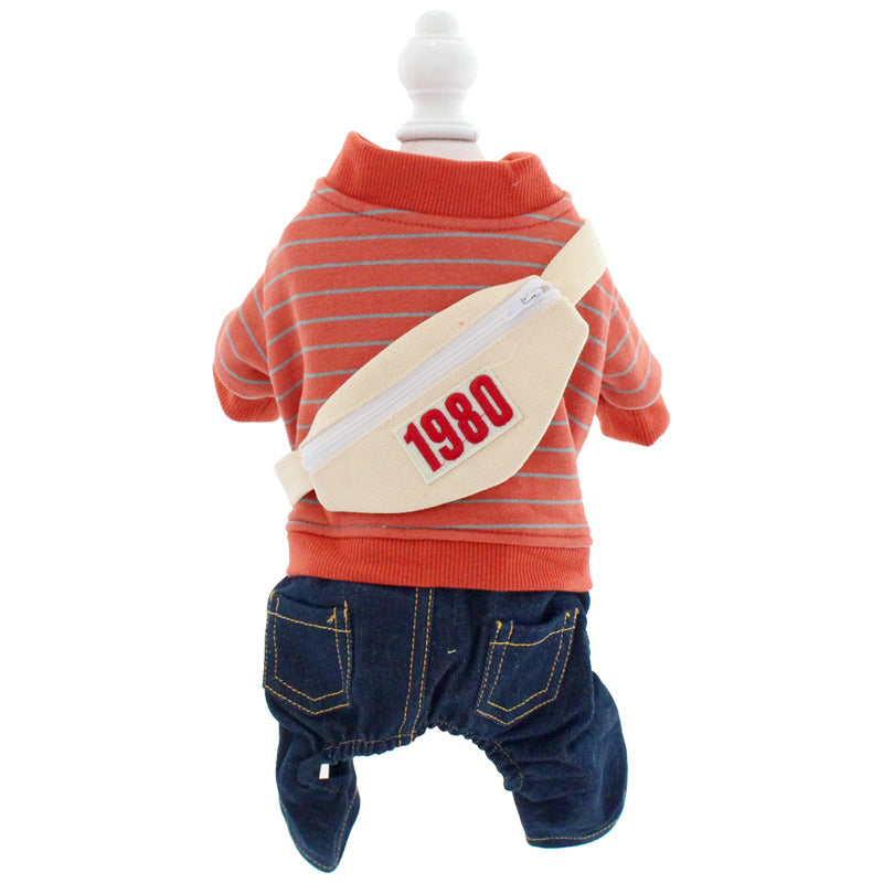 KFX-0128701 Cozy Cotton Dog Apparel for Autumn and Winter Seasons