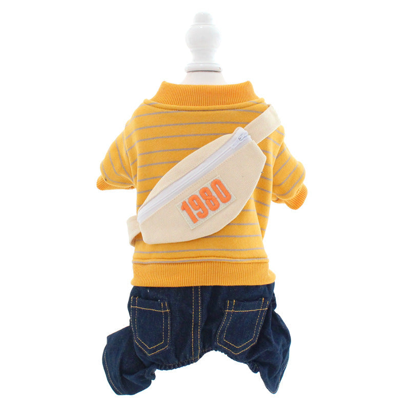 KFX-0128701 Cozy Cotton Dog Apparel for Autumn and Winter Seasons