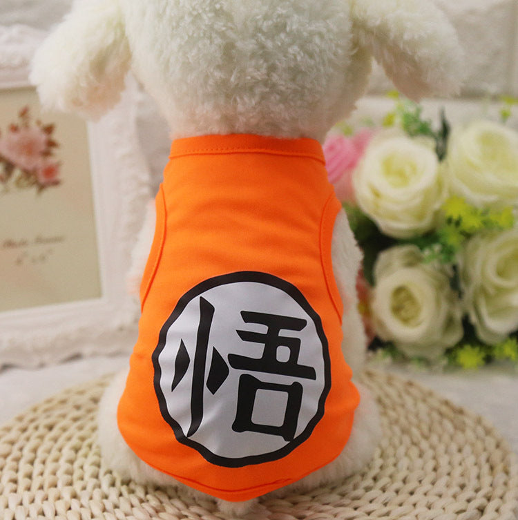 KFX-0130493 Summer Cotton Pet Vest for Small Puppies - Breathable and Comfortable Apparel