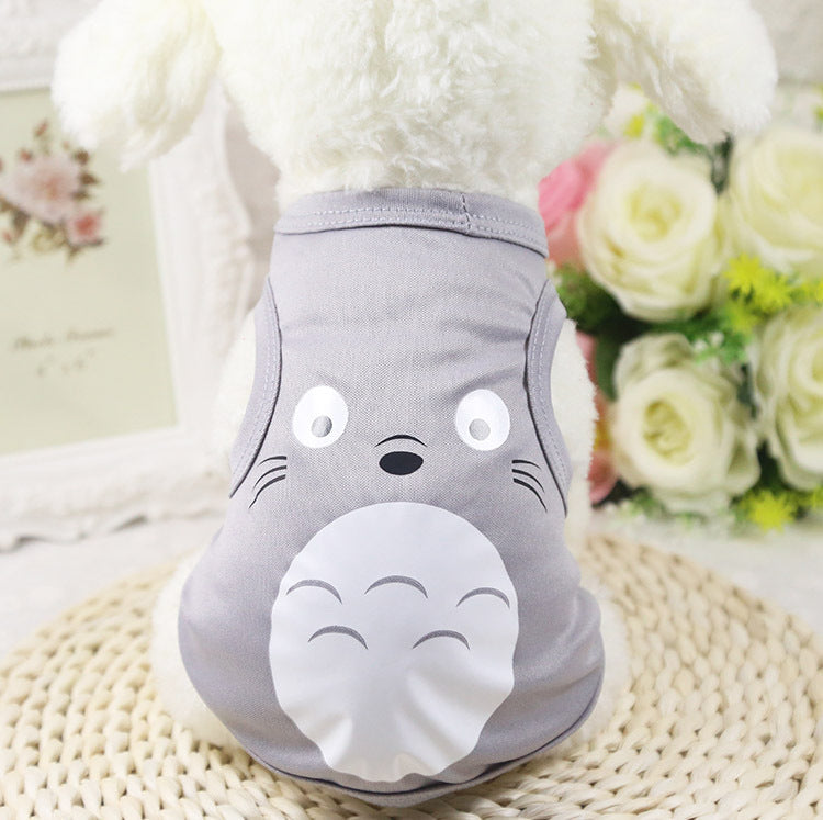 KFX-0130493 Summer Cotton Pet Vest for Small Puppies - Breathable and Comfortable Apparel