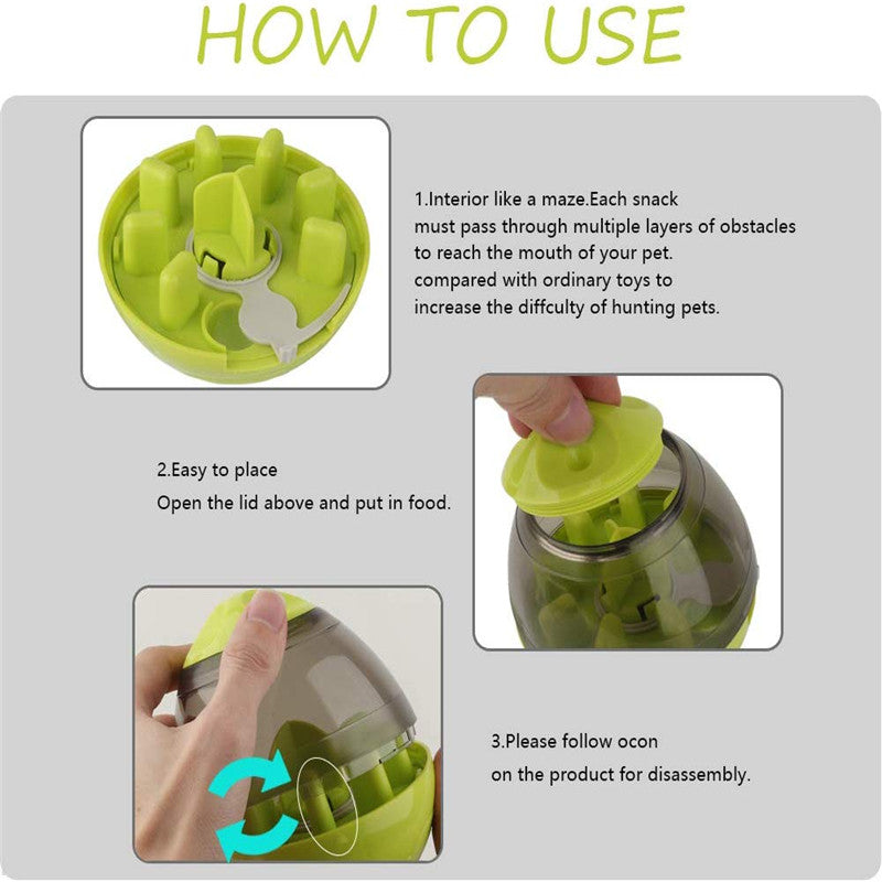KFX-0131133 Pet Food Dispenser - ABS and PC Material, Compact Design (10cm x 10cm x 12cm)