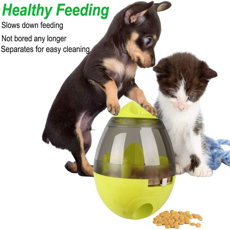 KFX-0131133 Pet Food Dispenser - ABS and PC Material, Compact Design (10cm x 10cm x 12cm)