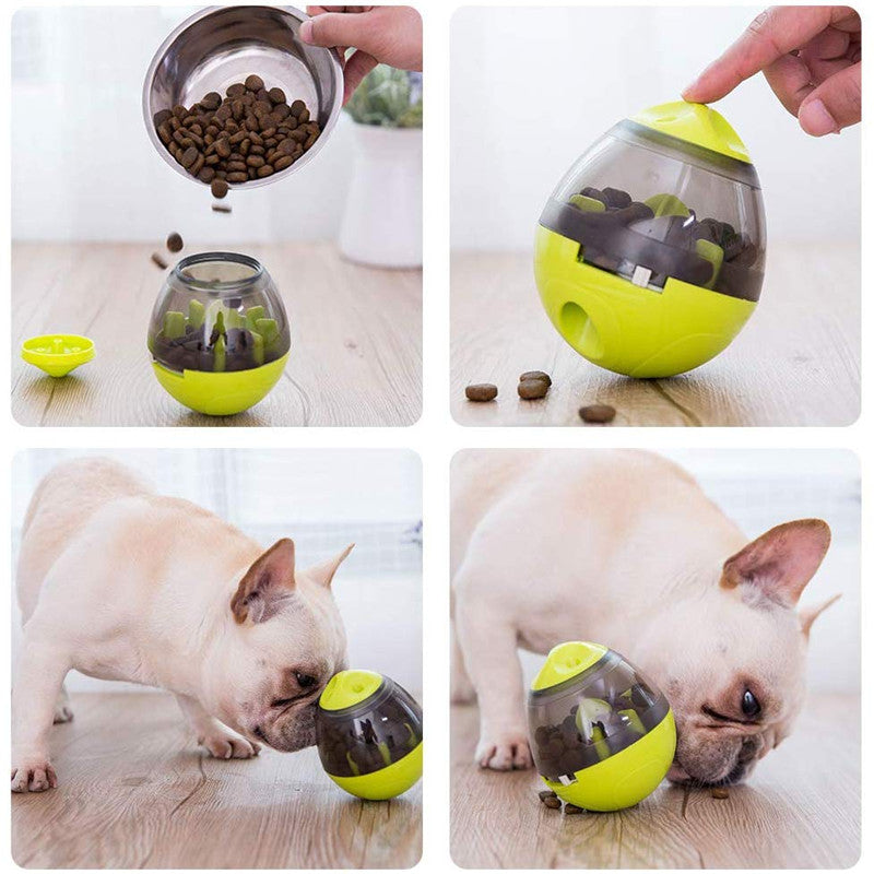 KFX-0131133 Pet Food Dispenser - ABS and PC Material, Compact Design (10cm x 10cm x 12cm)