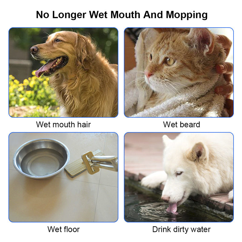 KFX-0132285 1.5L Floating Pet Water Bowl with Anti-Overflow Slow Feeder Design - Perfect for Cats and Dogs