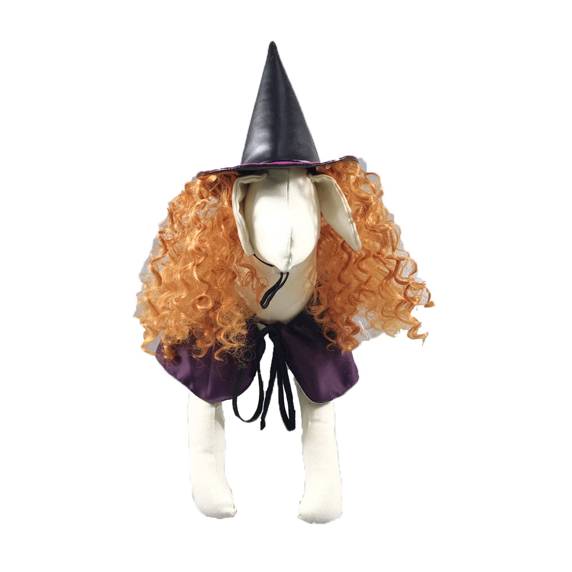KFX-0132669 Purple Cloak and Hat Pet Costume for Dogs - Halloween Witch Outfit