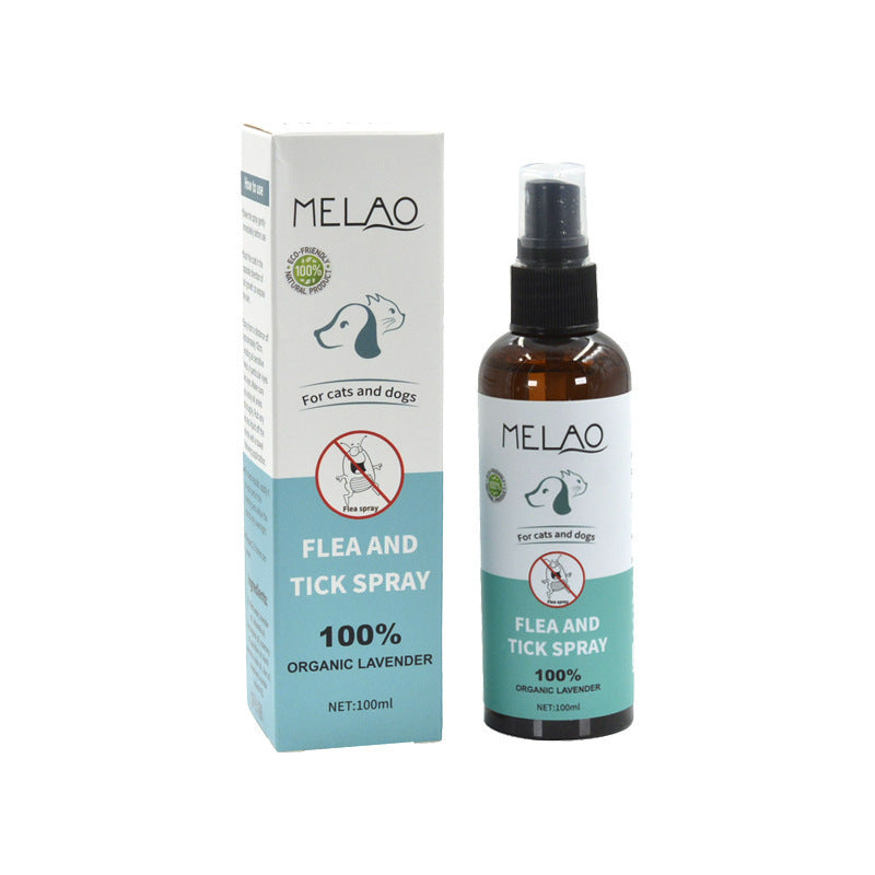 KFX-0137661 Effective Flea Spray for Dogs - 100ml Plastic Bottle