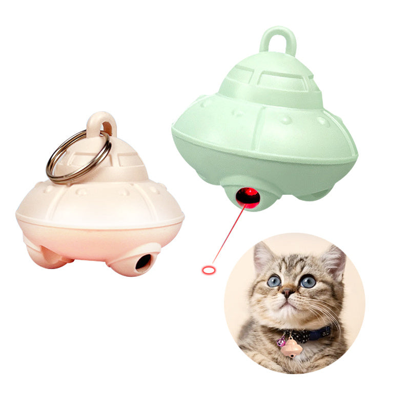 KFX-0139325 Automatic Cat Laser Pointer Collar with USB Charging - Interactive Toy for Kittens and Dogs