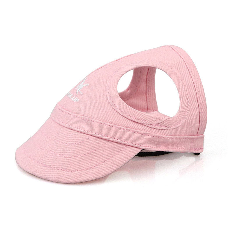 KFX-0140221 Summer Dog Sun Hat - Princess Style Mesh Sunshade for Dogs