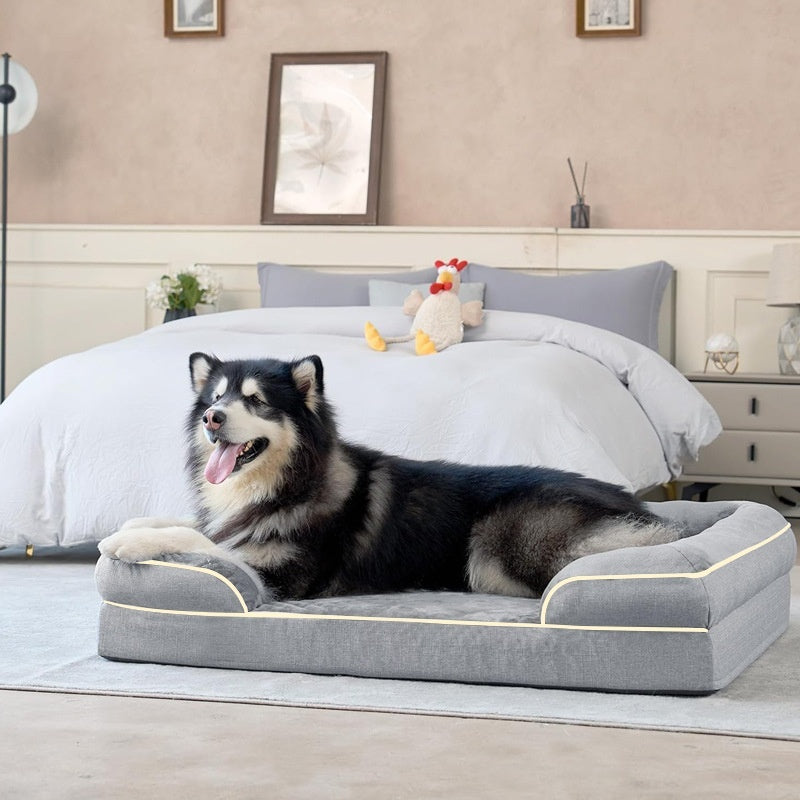 KFX-0141885 Cozy Removable and Washable Pet Sofa Bed for Medium to Extra Large Dogs
