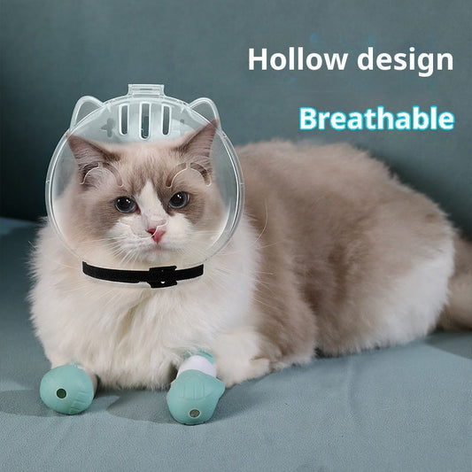 KFX-0142653 Cat Head Cover Set - Owl & Cat Paw Designs, Perfect for Pets and Kids, Multi-Color Options