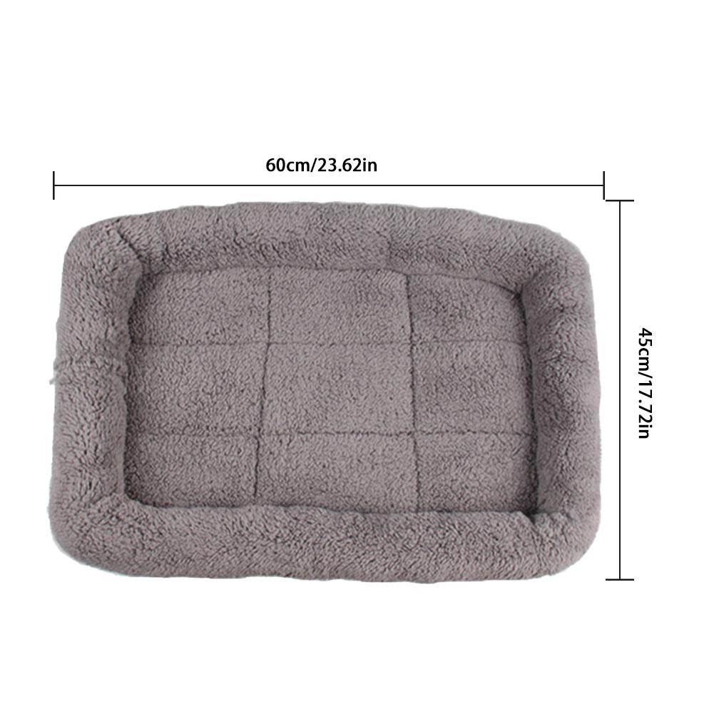 KFX-0147645 Soft Lamb Wool Pet Mat with Hollow PP Cotton and Non-Slip Oxford Bottom