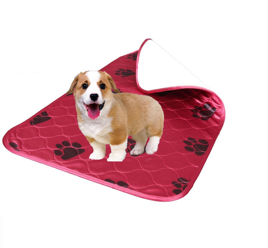 KFX-0149437 Cozy Kennel Pad Dog Bed in Wine Red, Bright Yellow, and Light Brown