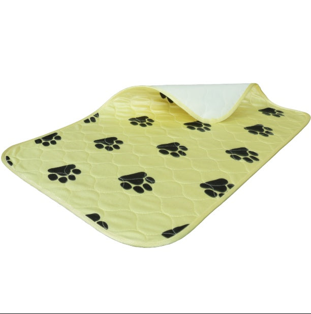 KFX-0149437 Cozy Kennel Pad Dog Bed in Wine Red, Bright Yellow, and Light Brown