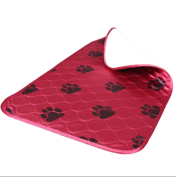 KFX-0149437 Cozy Kennel Pad Dog Bed in Wine Red, Bright Yellow, and Light Brown