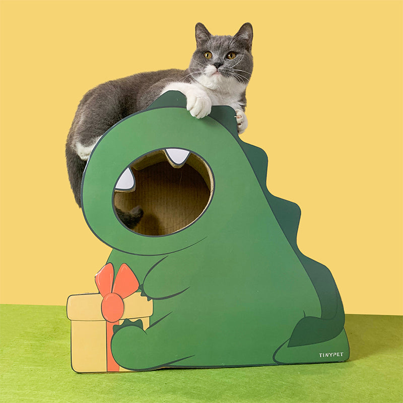 KFX-0153533 Large Minimalist Black Triangle Cat Scratching Board with Free Catnip