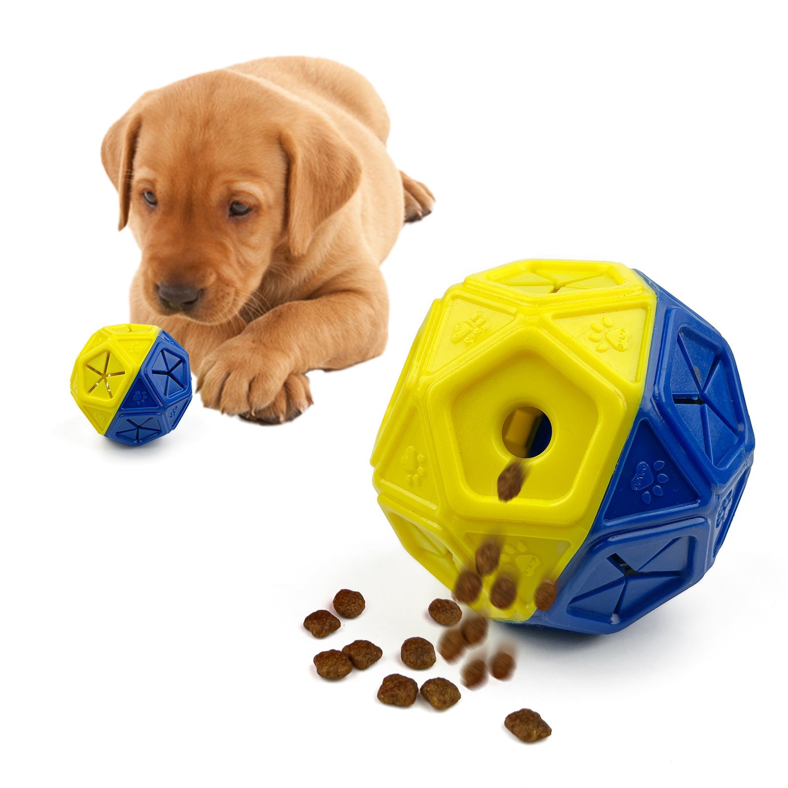 KFX-0154813 Interactive Leak Proof Food Dispensing Dog and Pet Toy Ball for Indoor and Outdoor Play