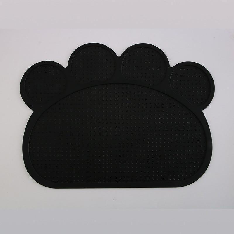 KFX-0155197 Silicone Pet Feeding Mat - Food Grade, Easy to Clean, High Temperature Resistant, Available in Multiple Colors