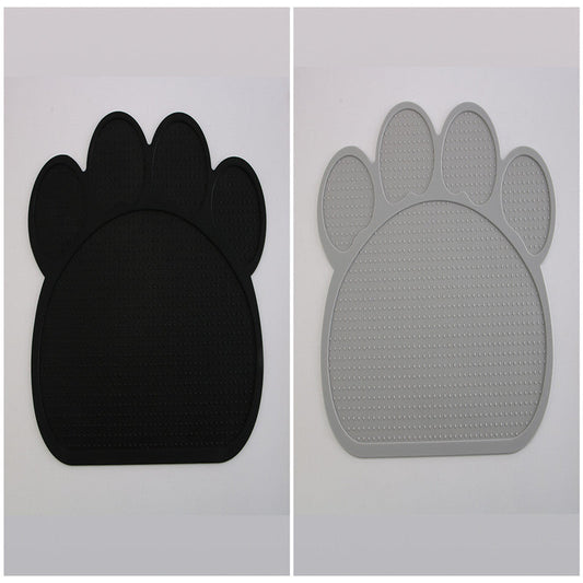 KFX-0155197 Silicone Pet Feeding Mat - Food Grade, Easy to Clean, High Temperature Resistant, Available in Multiple Colors