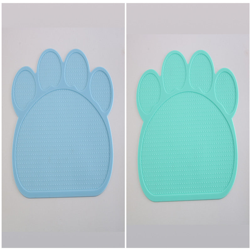 KFX-0155197 Silicone Pet Feeding Mat - Food Grade, Easy to Clean, High Temperature Resistant, Available in Multiple Colors