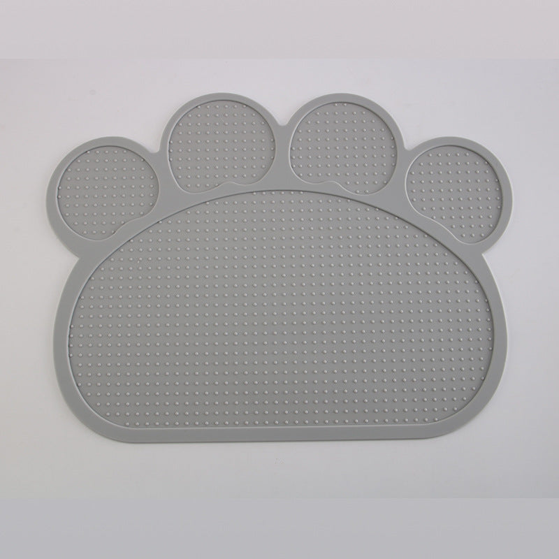 KFX-0155197 Silicone Pet Feeding Mat - Food Grade, Easy to Clean, High Temperature Resistant, Available in Multiple Colors