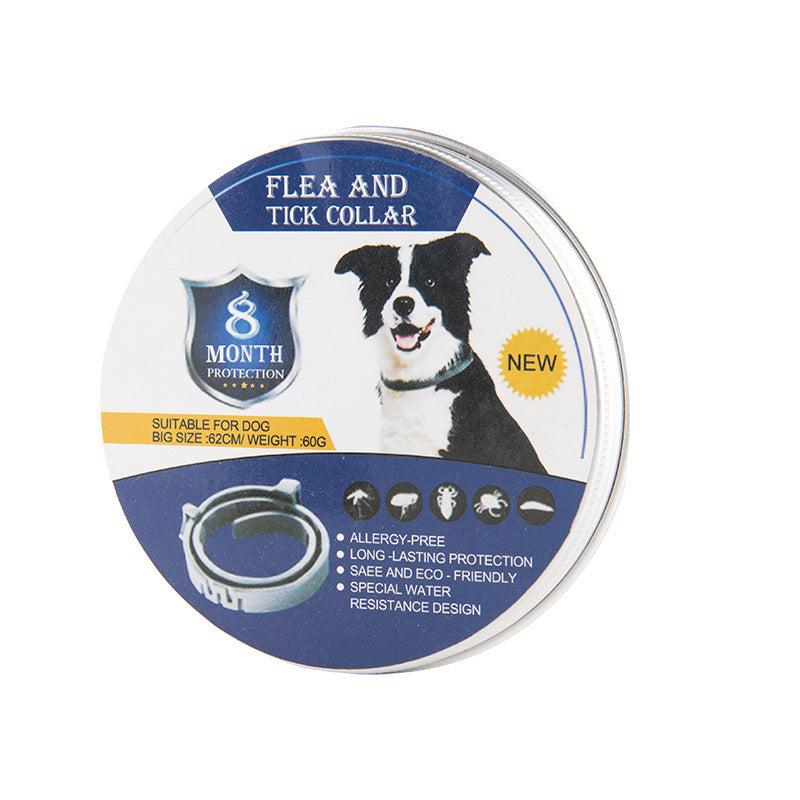 KFX-0155965 Adjustable Anti-Mosquito Collar for Cats and Dogs - Natural Insect Repellent with Long-Lasting Protection