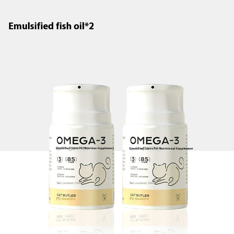KFX-0157117 Natural Fish Oil Supplement with Omega-3 for Pets - Includes Krill Oil & Astaxanthin - Available in Multiple Bottles