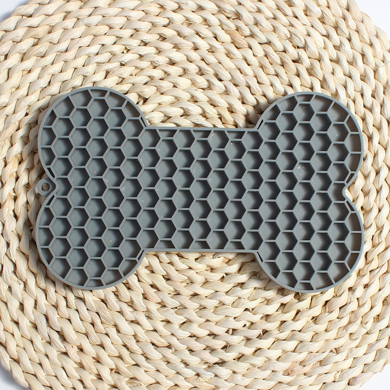 KFX-0159293 Silicone Dog Licking Pad - Slow Feed Mat in Multiple Colors