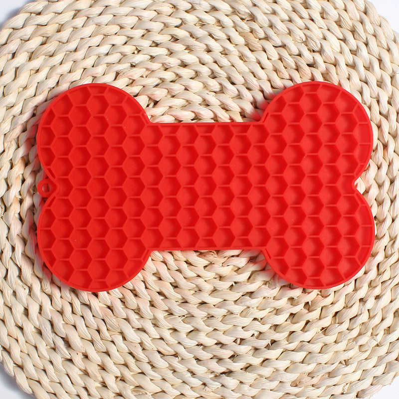 KFX-0159293 Silicone Dog Licking Pad - Slow Feed Mat in Multiple Colors