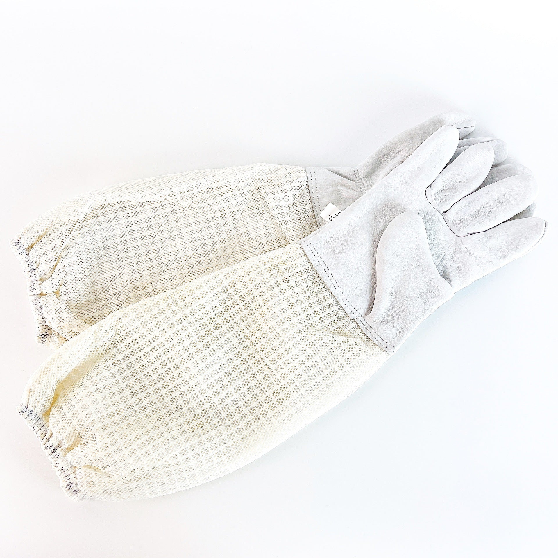 KFX-0160957 Three-Layer Breathable Mesh Anti-Bee Gloves Made with Cowhide and Sheepskin