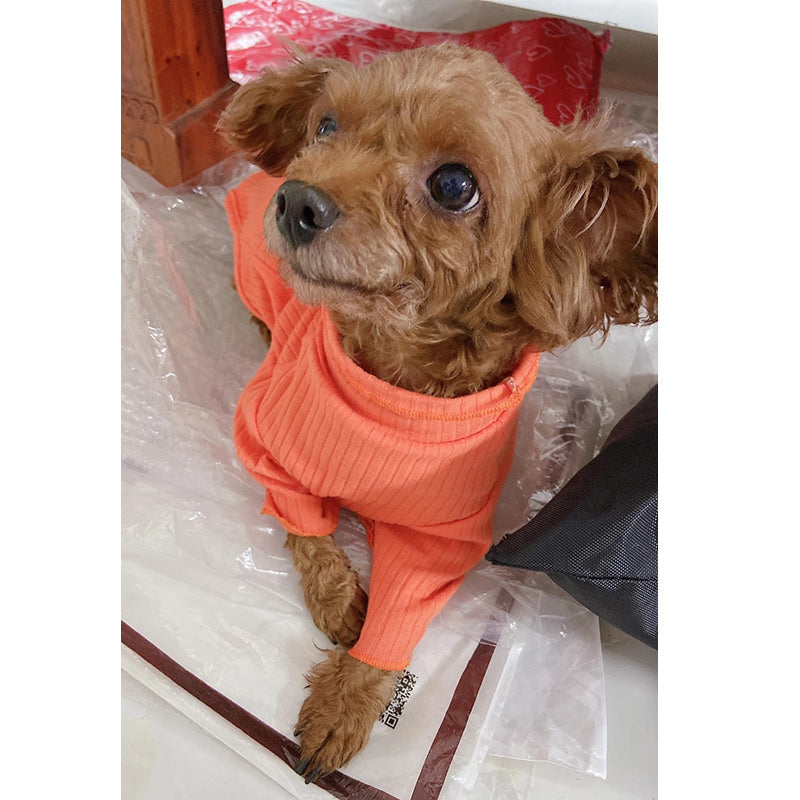 KFX-0161469 Lightweight Pet Bottoming Shirt for Small Dogs - Fashionable Casual Wear