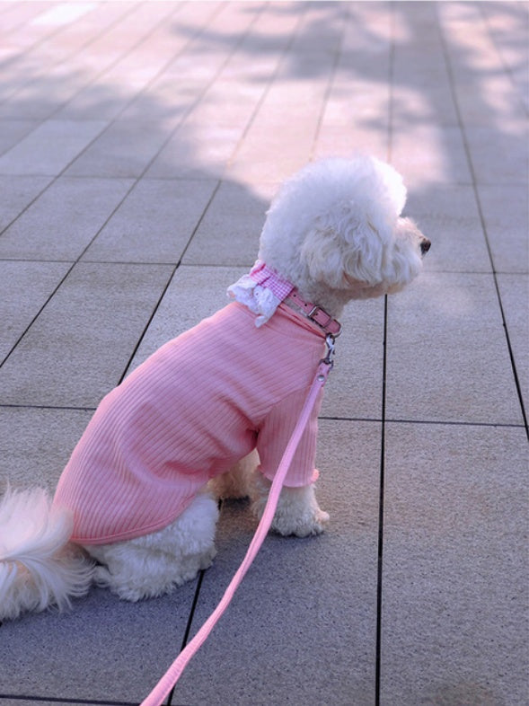 KFX-0161469 Lightweight Pet Bottoming Shirt for Small Dogs - Fashionable Casual Wear
