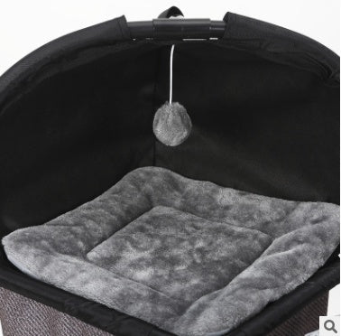 KFX-0162365 Multi-Purpose Cat Climbing Frame with Sisal Rope and Nest, 107x80x120 cm, Durable PVC and ABS Materials