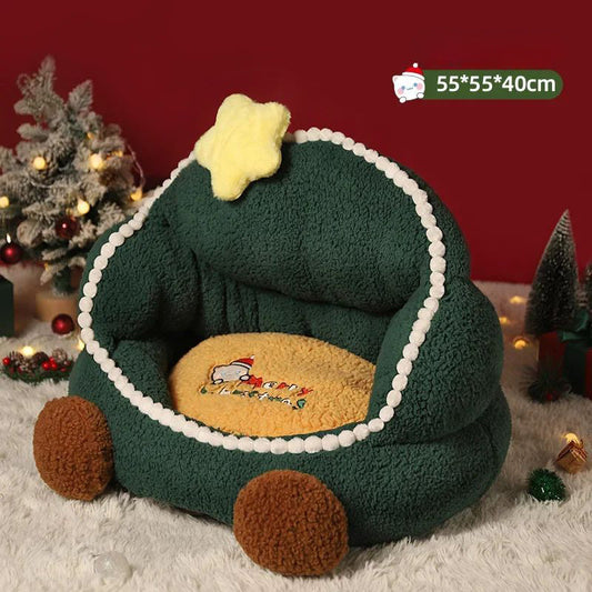 KFX-0163133 Cozy Closed Cat Nest for All Seasons, Removable and Washable Winter Warmth
