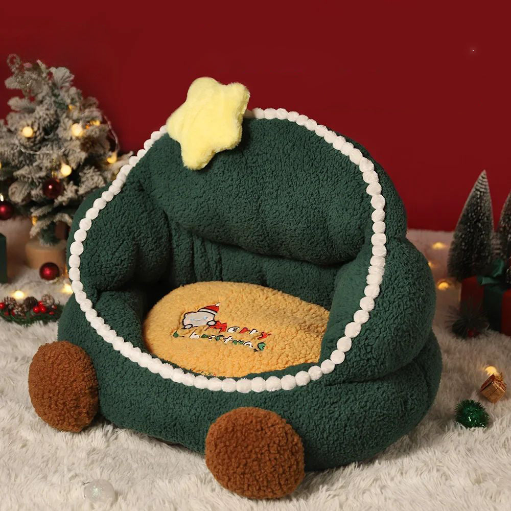 KFX-0163133 Cozy Closed Cat Nest for All Seasons, Removable and Washable Winter Warmth