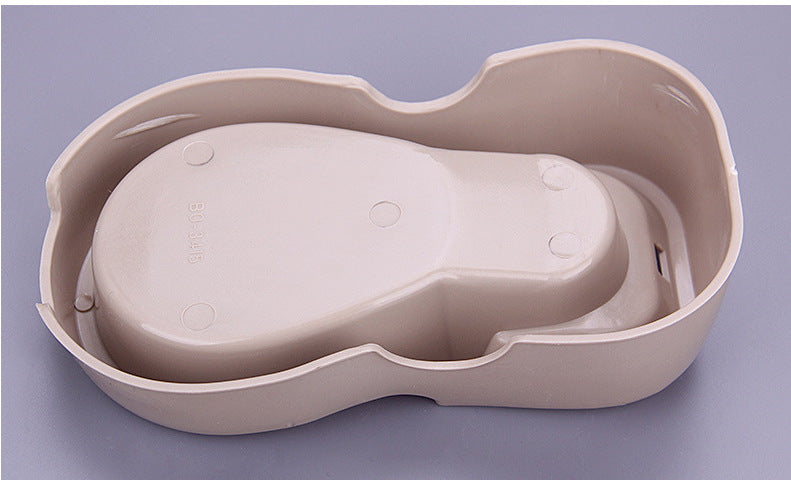 KFX-0165053 Large Capacity Automatic Pet Water Bowl - Durable Plastic Design in Khaki Grey and Brown