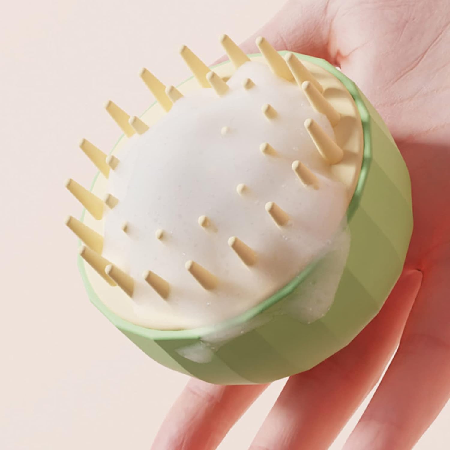KFX-0166333 Pet Shampoo Brush and Massage Tool for Dogs and Cats – Dual-Sided Grooming and Bathing Brush with Hair Removal Function