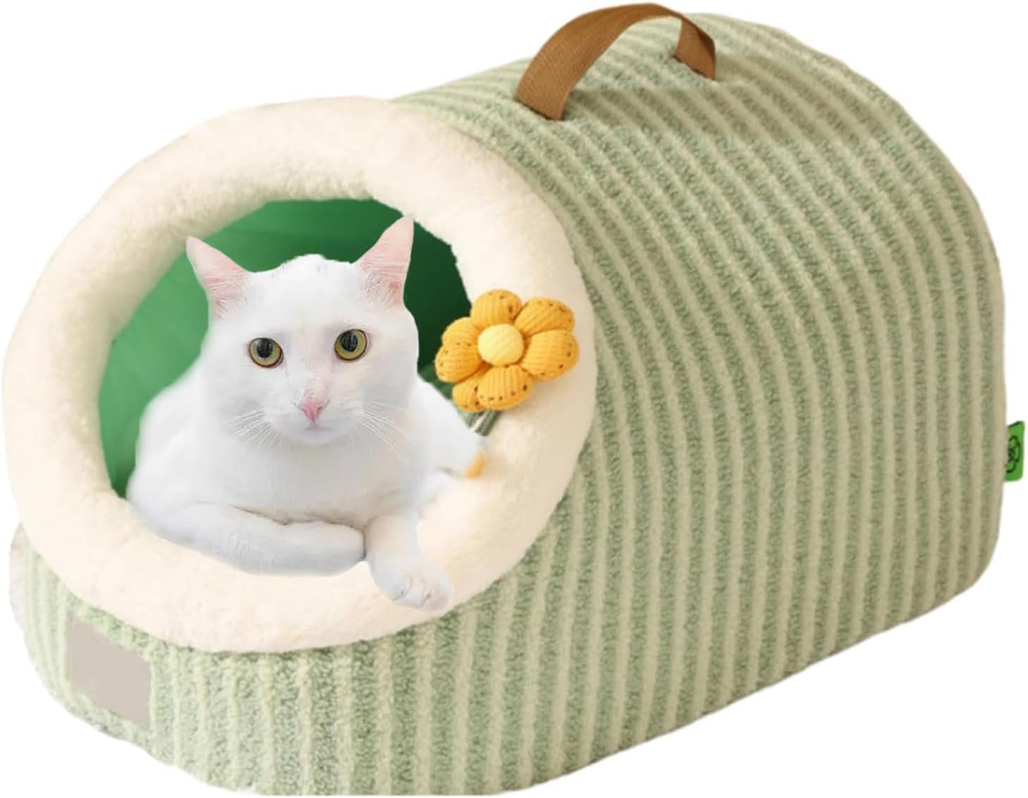 KFX-0172093 Cozy Soft Cat Bed Cave with Removable Washable Pillow for Indoor Cats