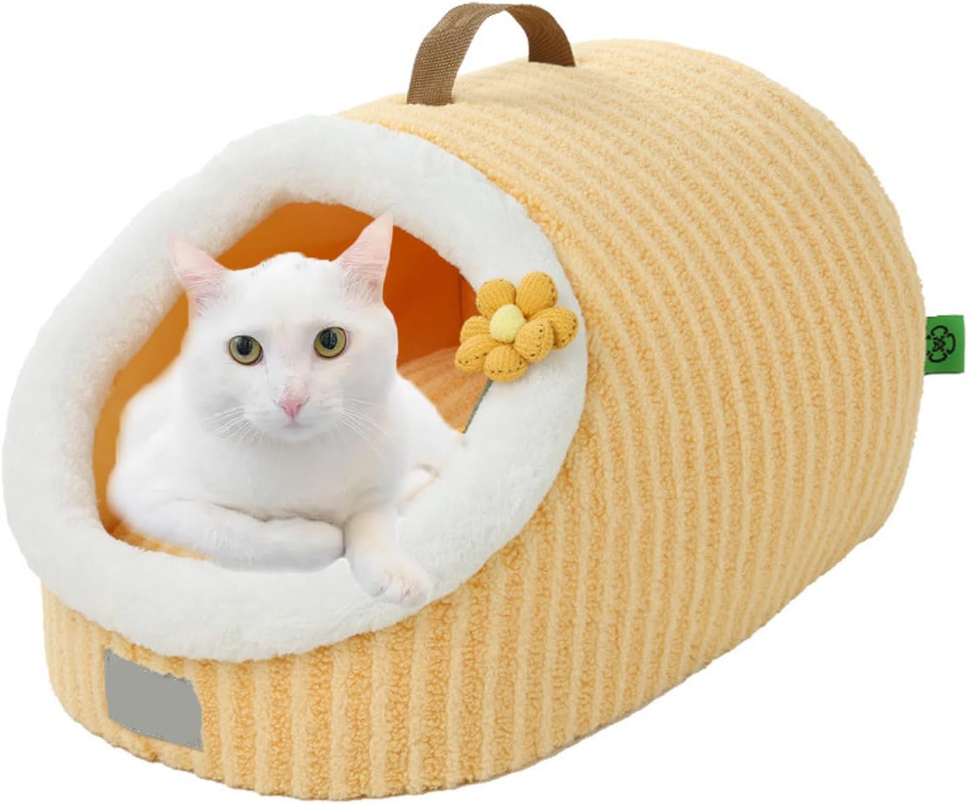 KFX-0172093 Cozy Soft Cat Bed Cave with Removable Washable Pillow for Indoor Cats