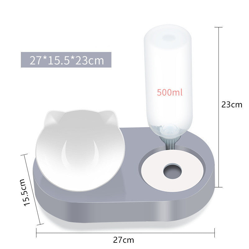 KFX-0174781 Automatic Pet Bowl and Water Dispenser with Adjustable Water Level - Available in Multiple Colors