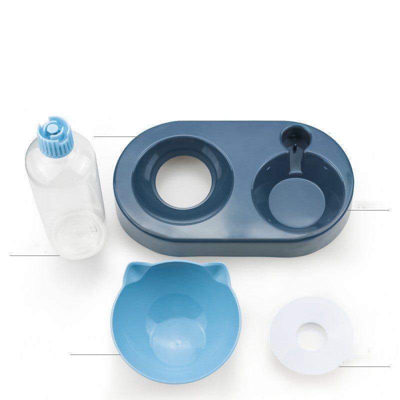 KFX-0174781 Automatic Pet Bowl and Water Dispenser with Adjustable Water Level - Available in Multiple Colors