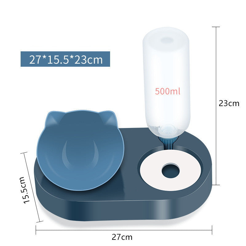 KFX-0174781 Automatic Pet Bowl and Water Dispenser with Adjustable Water Level - Available in Multiple Colors