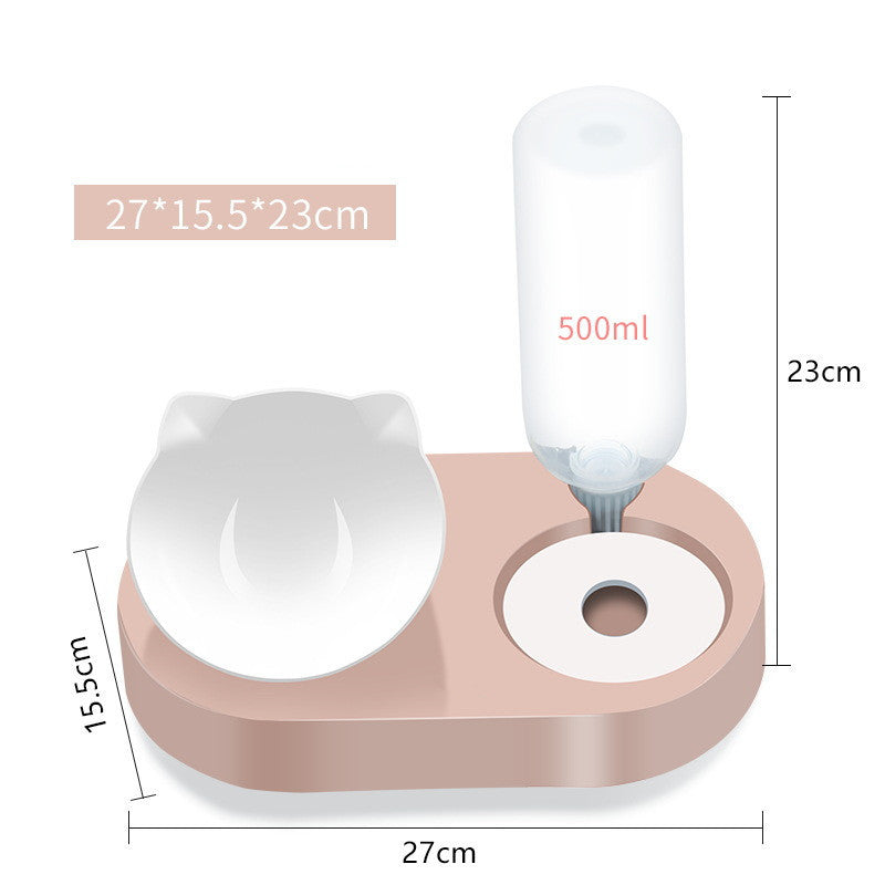 KFX-0174781 Automatic Pet Bowl and Water Dispenser with Adjustable Water Level - Available in Multiple Colors