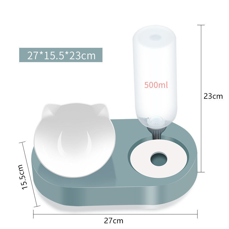 KFX-0174781 Automatic Pet Bowl and Water Dispenser with Adjustable Water Level - Available in Multiple Colors