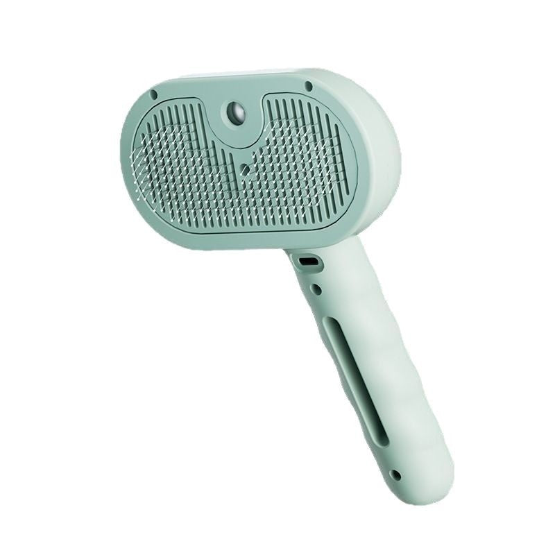 KFX-0176189 Pet Hair Remover Comb with Water Mist Spray for Cats and Dogs - Dematting Grooming Tool