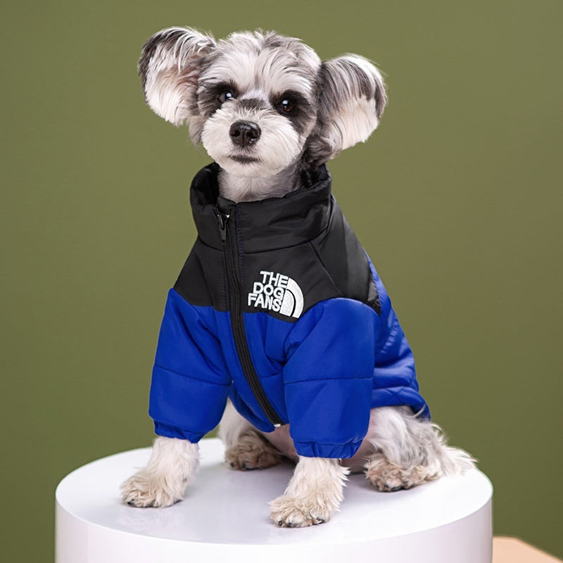 KFX-0180029 Trendy Dog Face Cotton Jacket - Windproof & Rainproof Shell for All Sizes and Colors